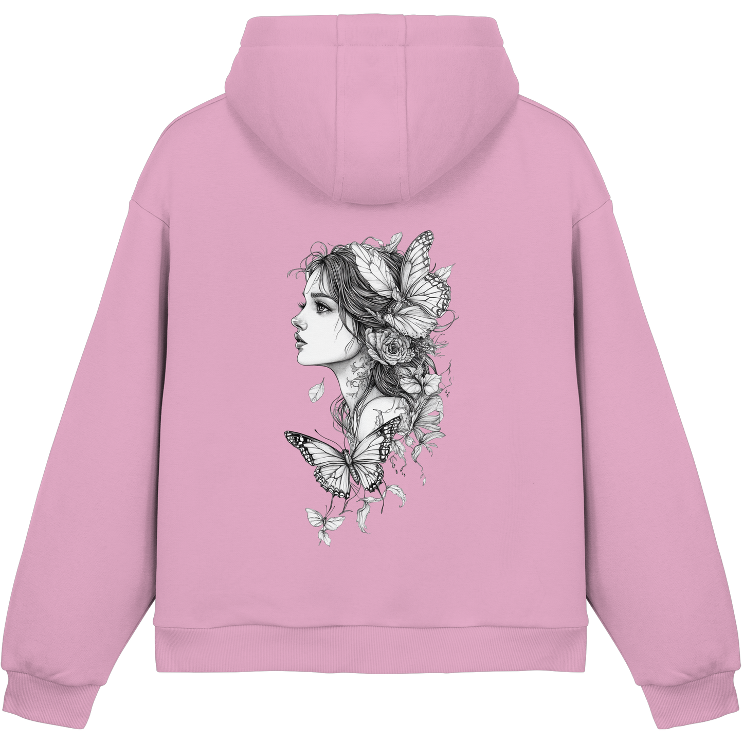 Schmetterlings träume  - Fluffy Boxcut Hoodie