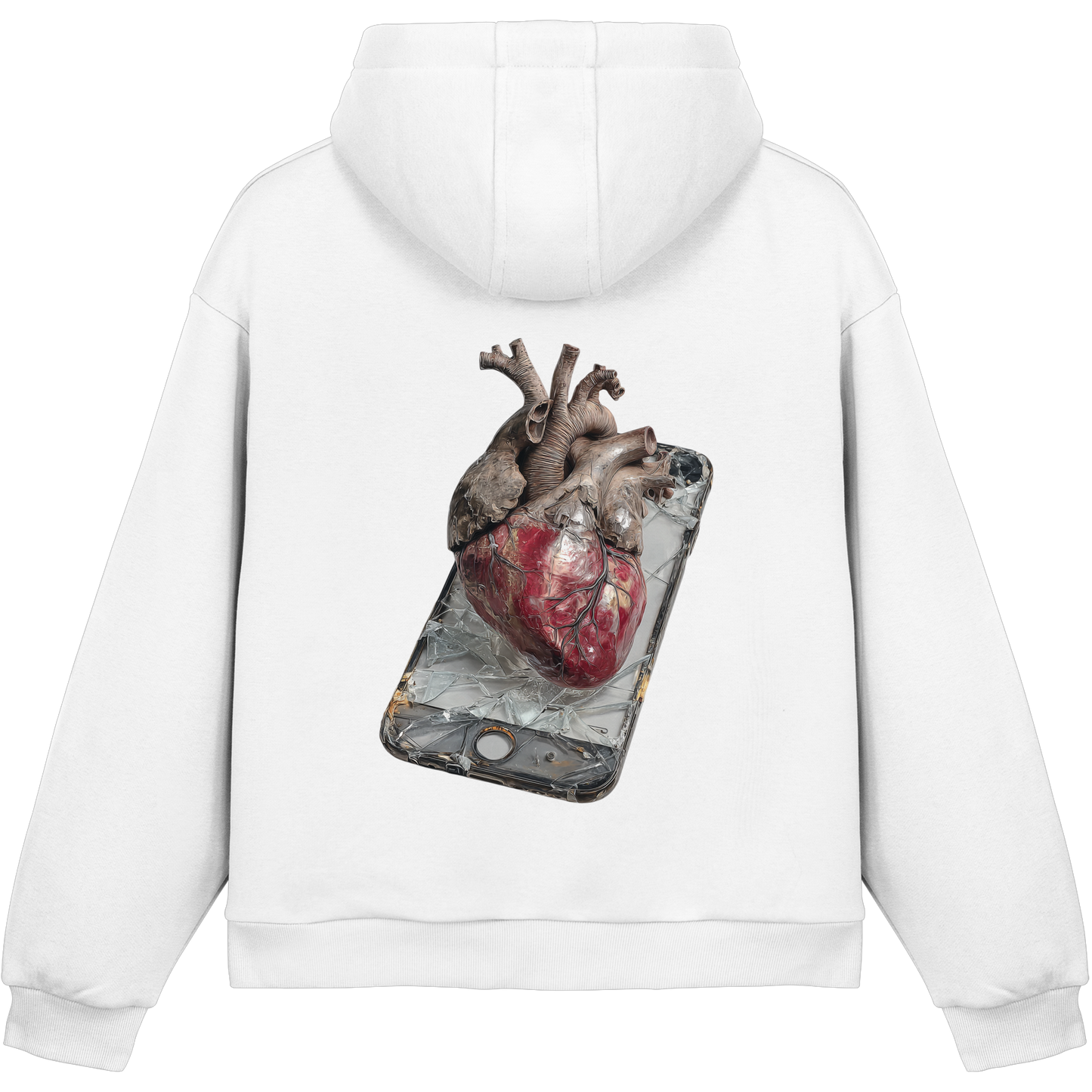 Social Media killed my Love - Fluffy Boxcut Hoodie