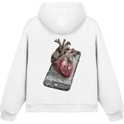Social Media killed my Love - Fluffy Boxcut Hoodie