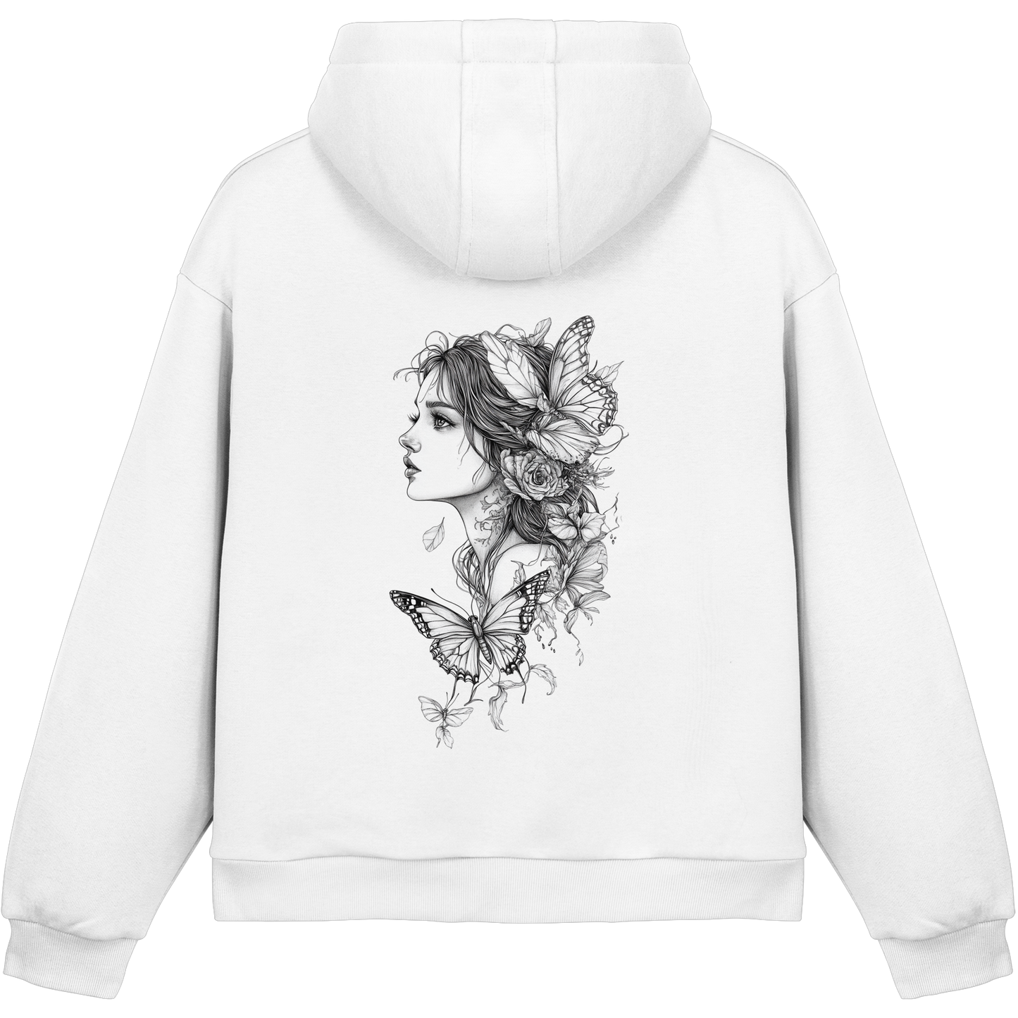 Schmetterlings träume  - Fluffy Boxcut Hoodie