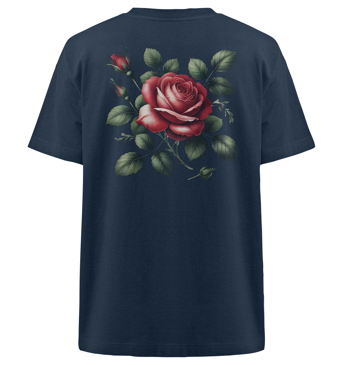 Broken Heart Black - Heavy Oversized Organic Shirt
