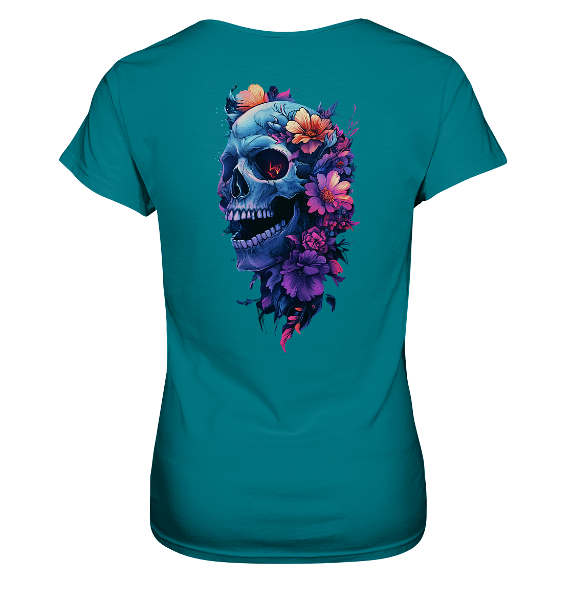 Totenkopfs Blüte  - Ladies Premium Shirt
