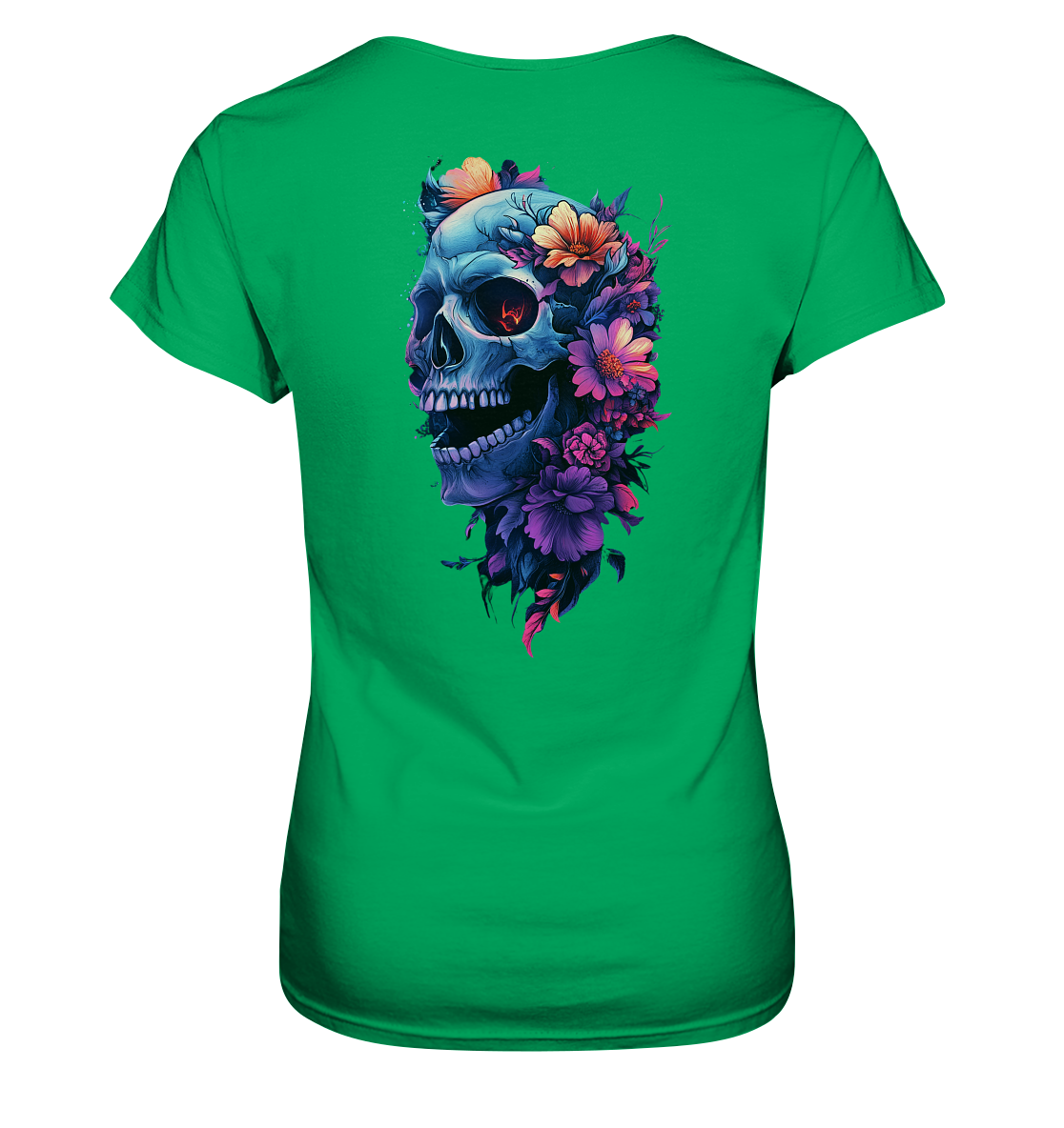 Totenkopfs Blüte  - Ladies Premium Shirt