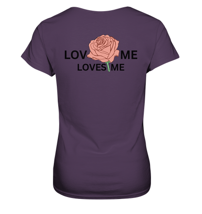 LOVES ME (Rote Rose) - Ladies Premium Shirt