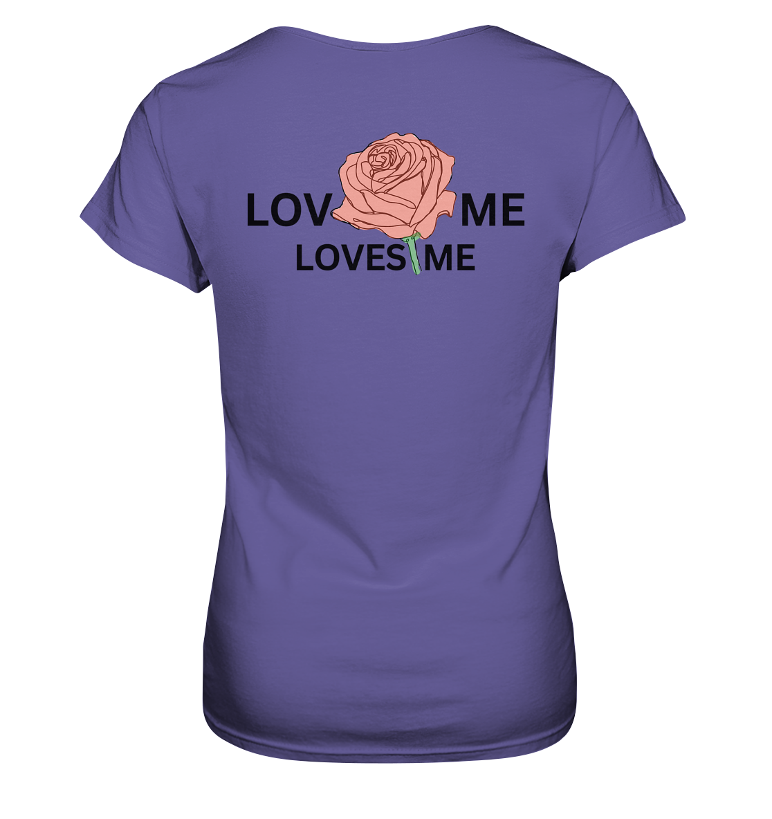 LOVES ME (Rote Rose) - Ladies Premium Shirt