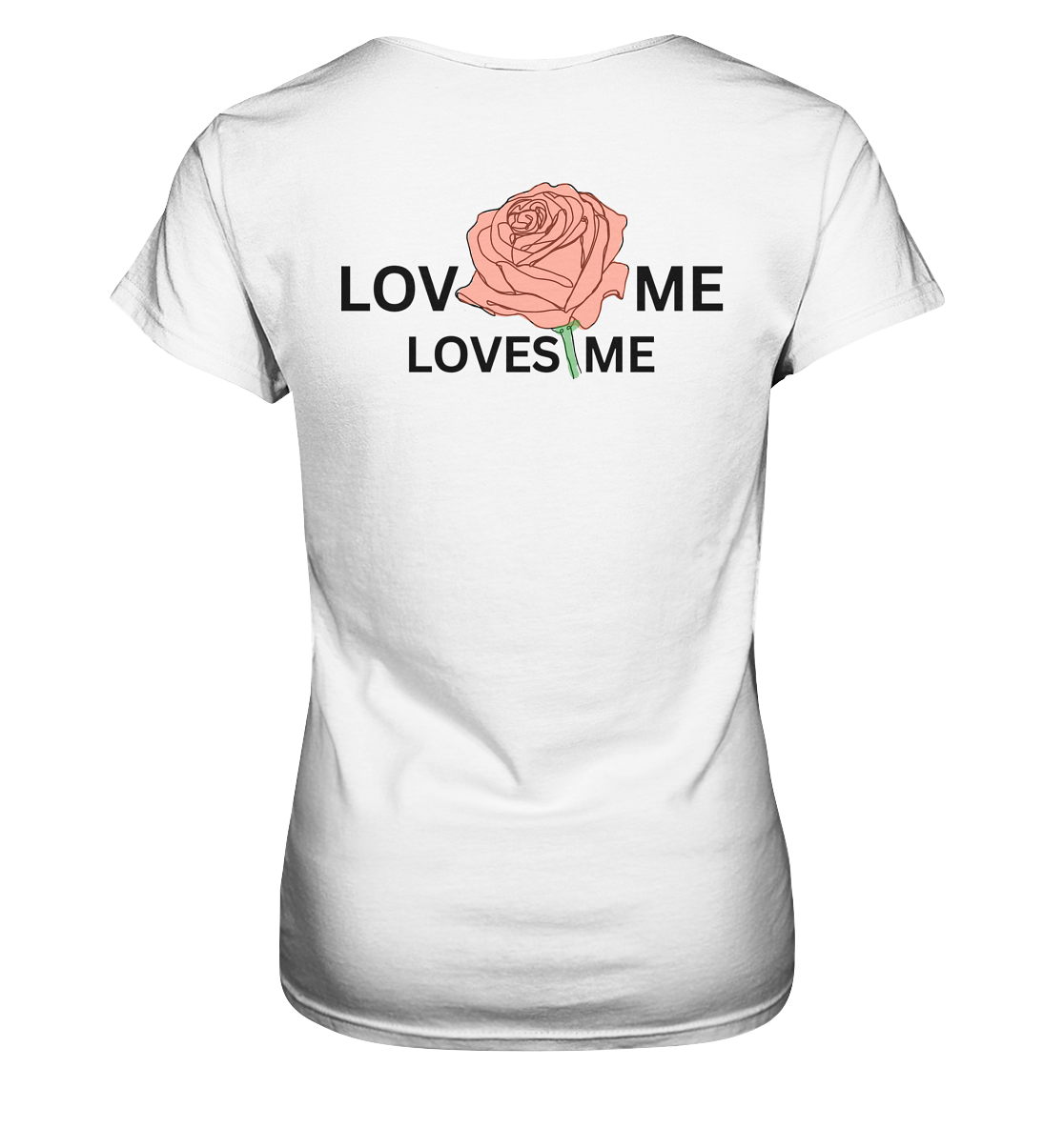 LOVES ME (Rote Rose) - Ladies Premium Shirt