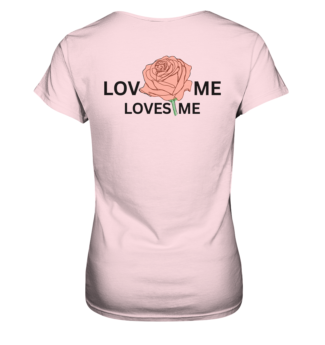 LOVES ME (Rote Rose) - Ladies Premium Shirt