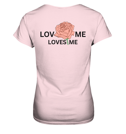 LOVES ME (Rote Rose) - Ladies Premium Shirt