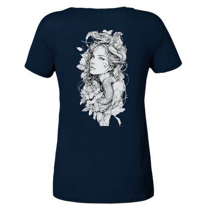 Schlangenkönigin  - Ladies V-Neck Shirt