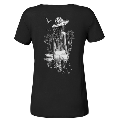 Sommer Vibes - Ladies V-Neck Shirt