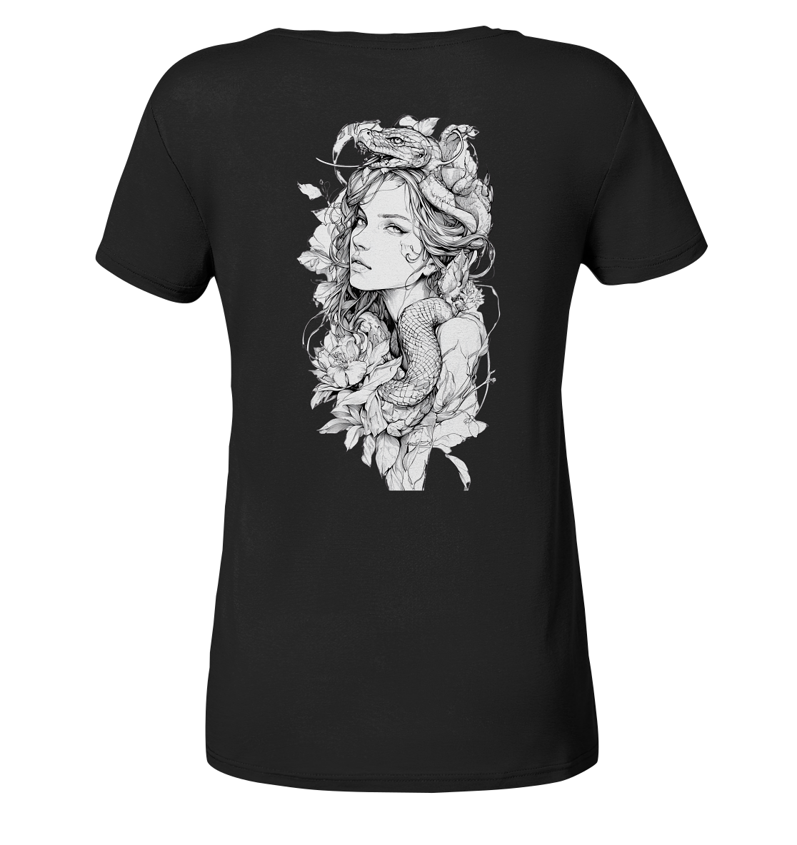 Schlangenkönigin  - Ladies V-Neck Shirt