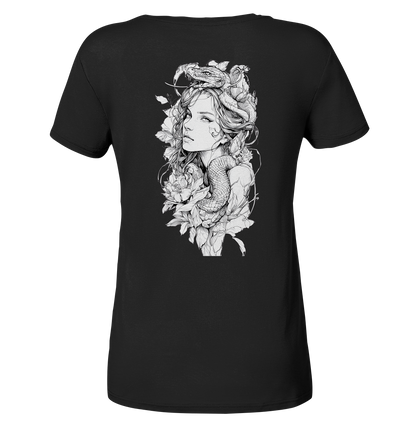 Schlangenkönigin  - Ladies V-Neck Shirt