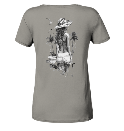 Sommer Vibes - Ladies V-Neck Shirt