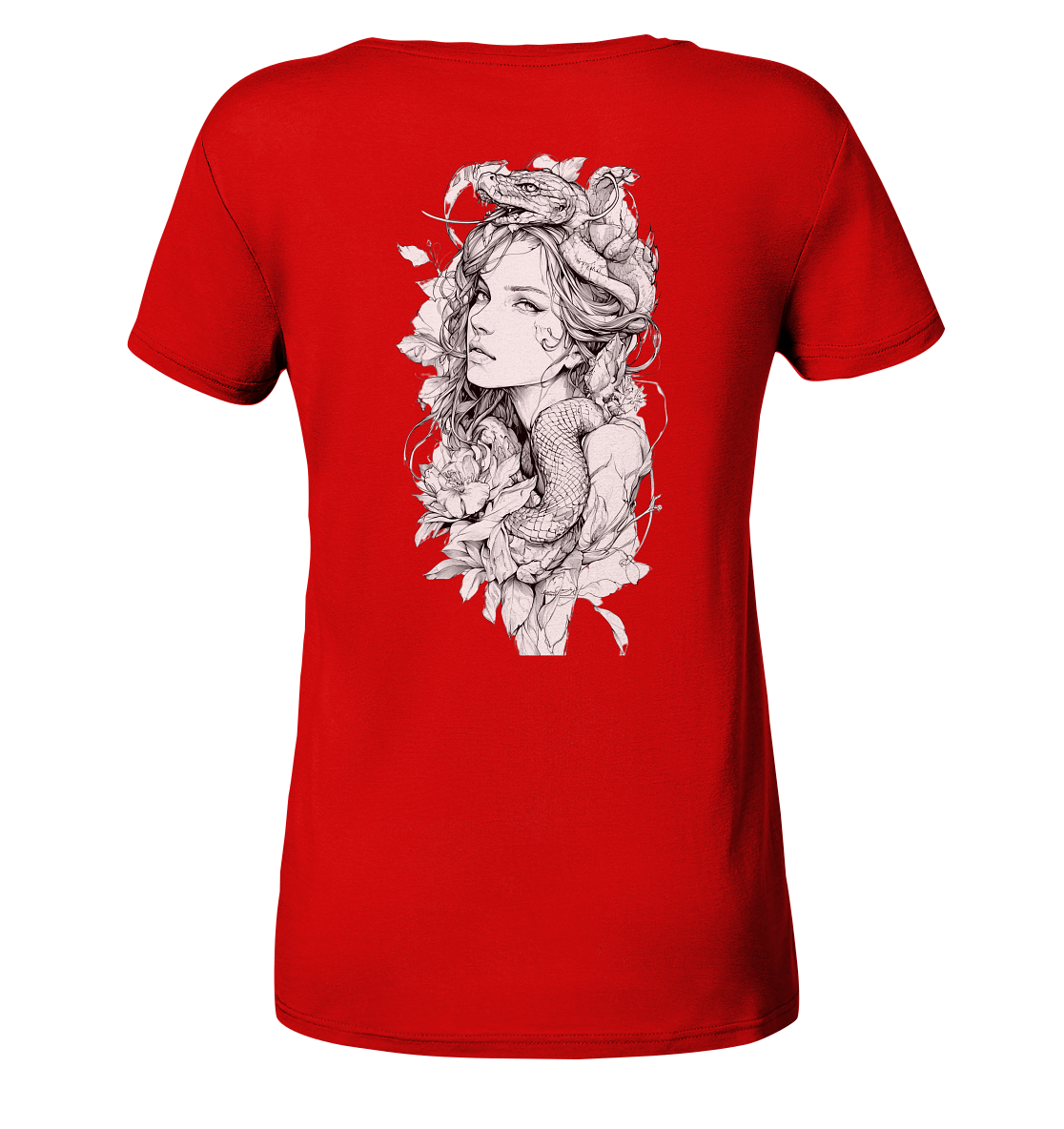 Schlangenkönigin  - Ladies V-Neck Shirt