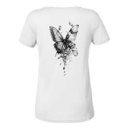 Schmetterling - Ladies V-Neck Shirt