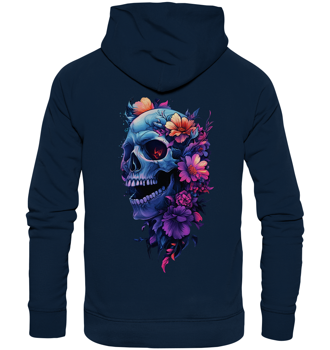 Totenkopfs Blüte  - Organic Hoodie
