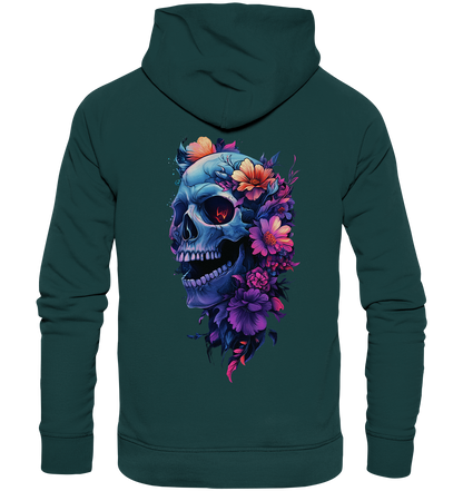 Totenkopfs Blüte  - Organic Hoodie