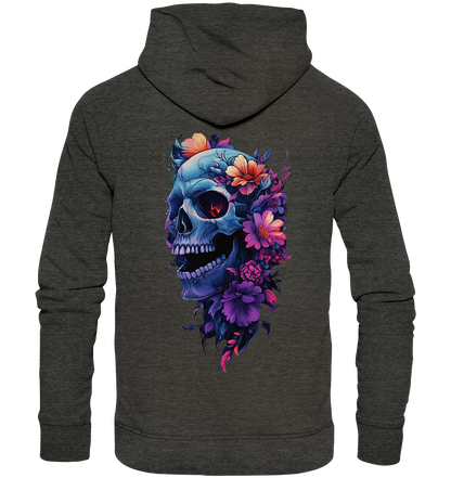 Totenkopfs Blüte  - Organic Hoodie