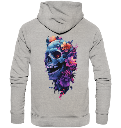 Totenkopfs Blüte  - Organic Hoodie