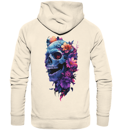 Totenkopfs Blüte  - Organic Hoodie
