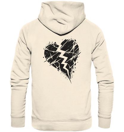 Broken heart 2 - Organic Hoodie