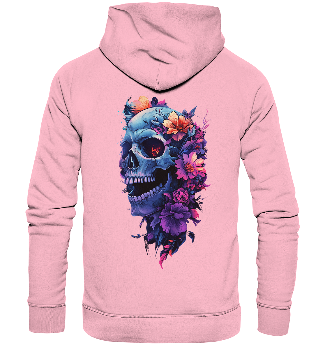 Totenkopfs Blüte  - Organic Hoodie