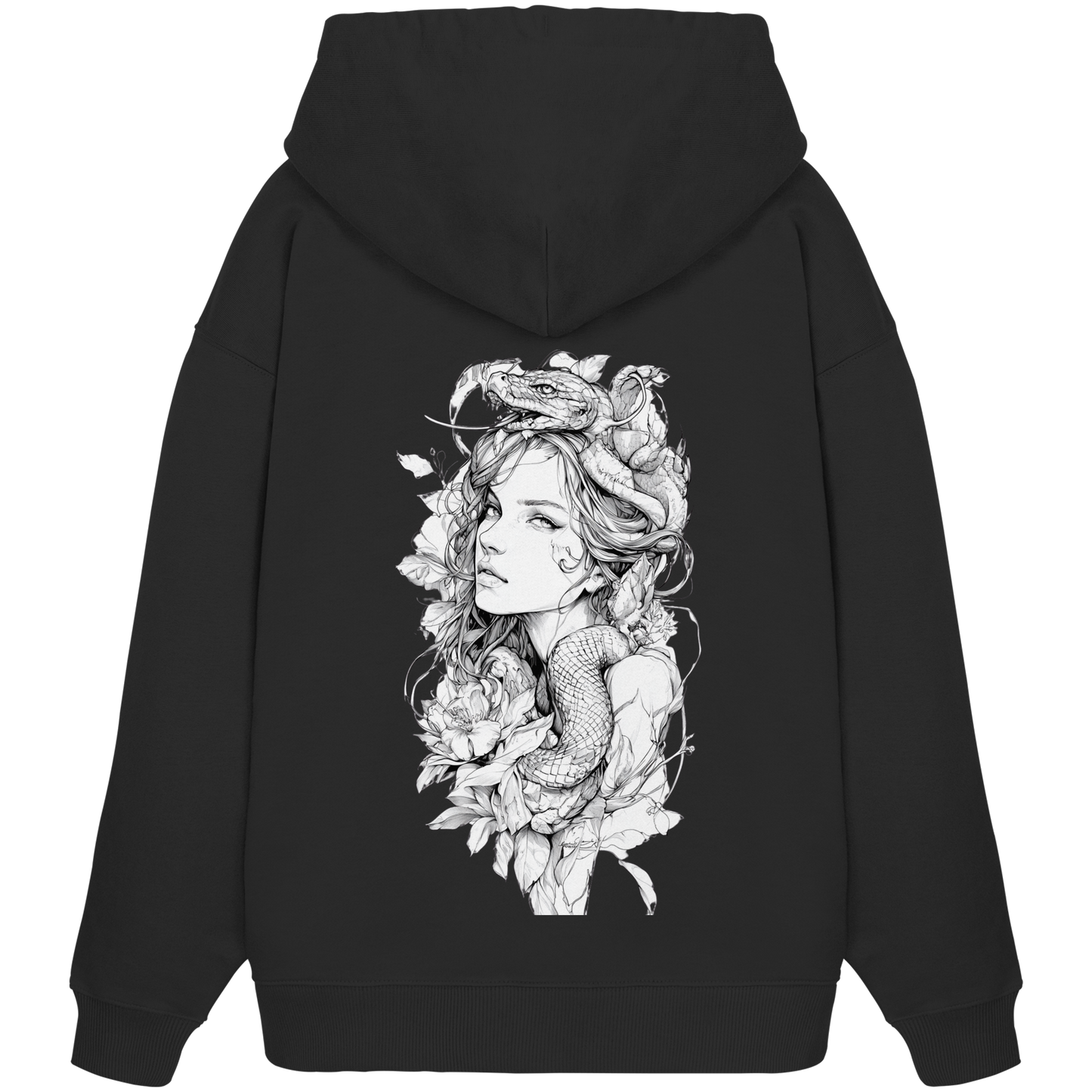 Schlangenkönigin  - Organic Oversize Hoodie