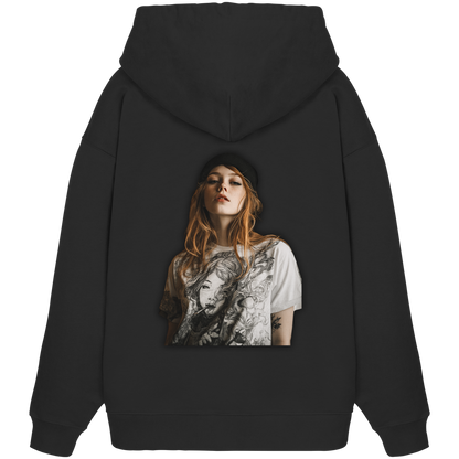 I only smoke the good Stuff (Schwarz) - Organic Oversize Hoodie