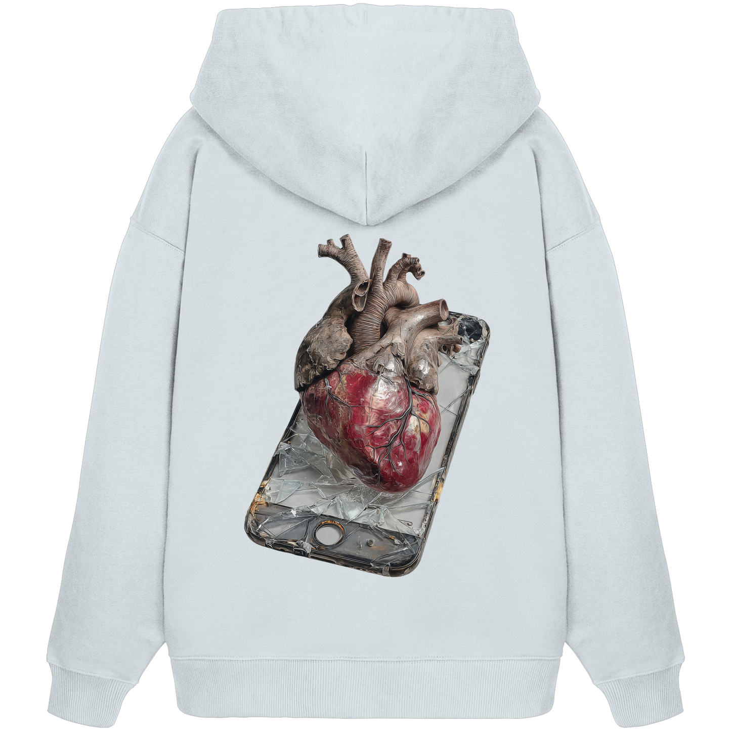 Social Media killed my Love - Organic Oversize Hoodie