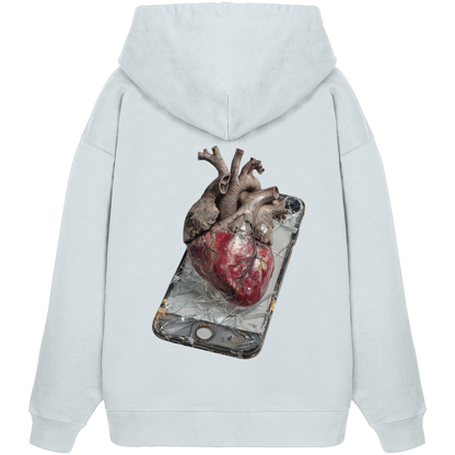 Social Media killed my Love - Organic Oversize Hoodie