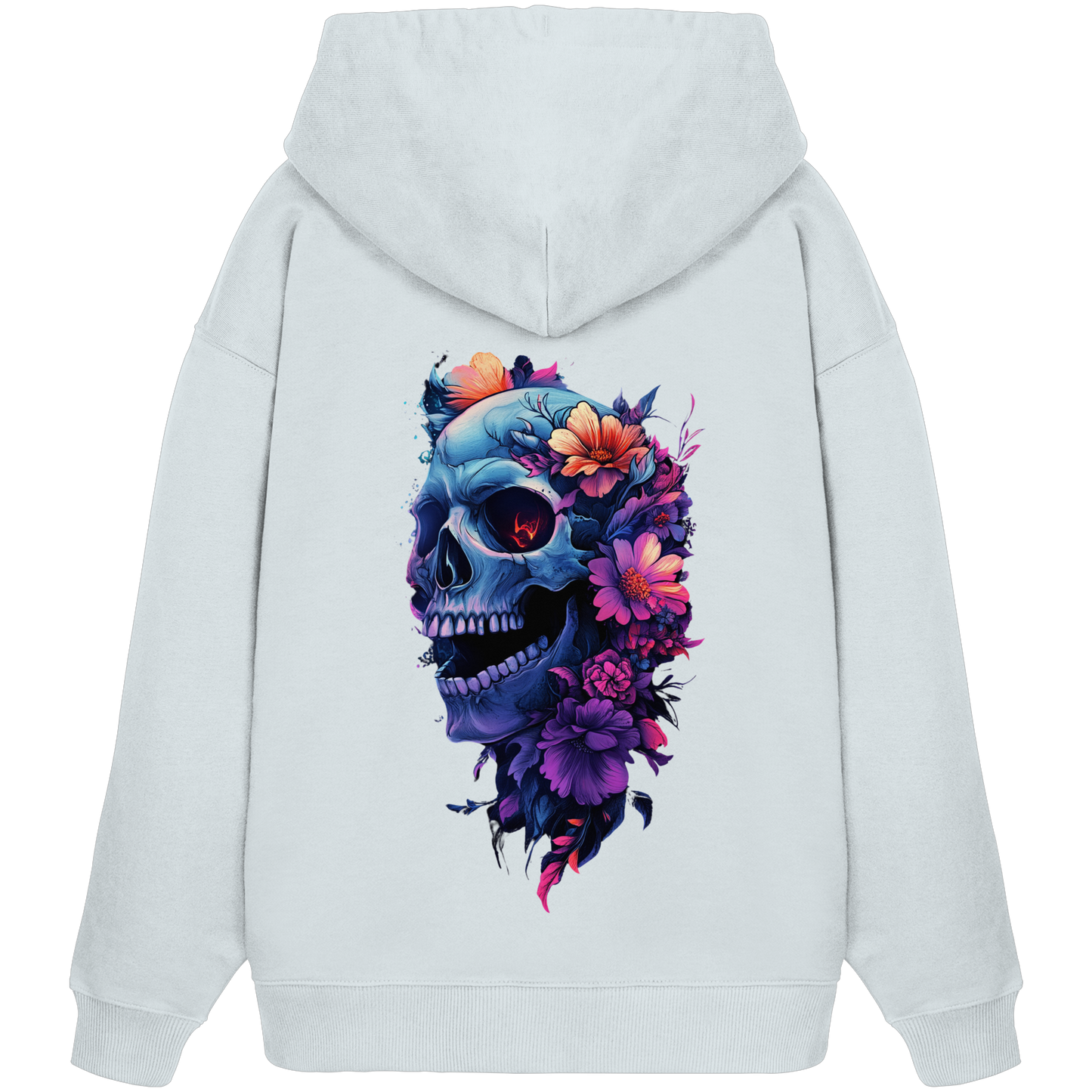 Totenkopfs Blüte  - Organic Oversize Hoodie