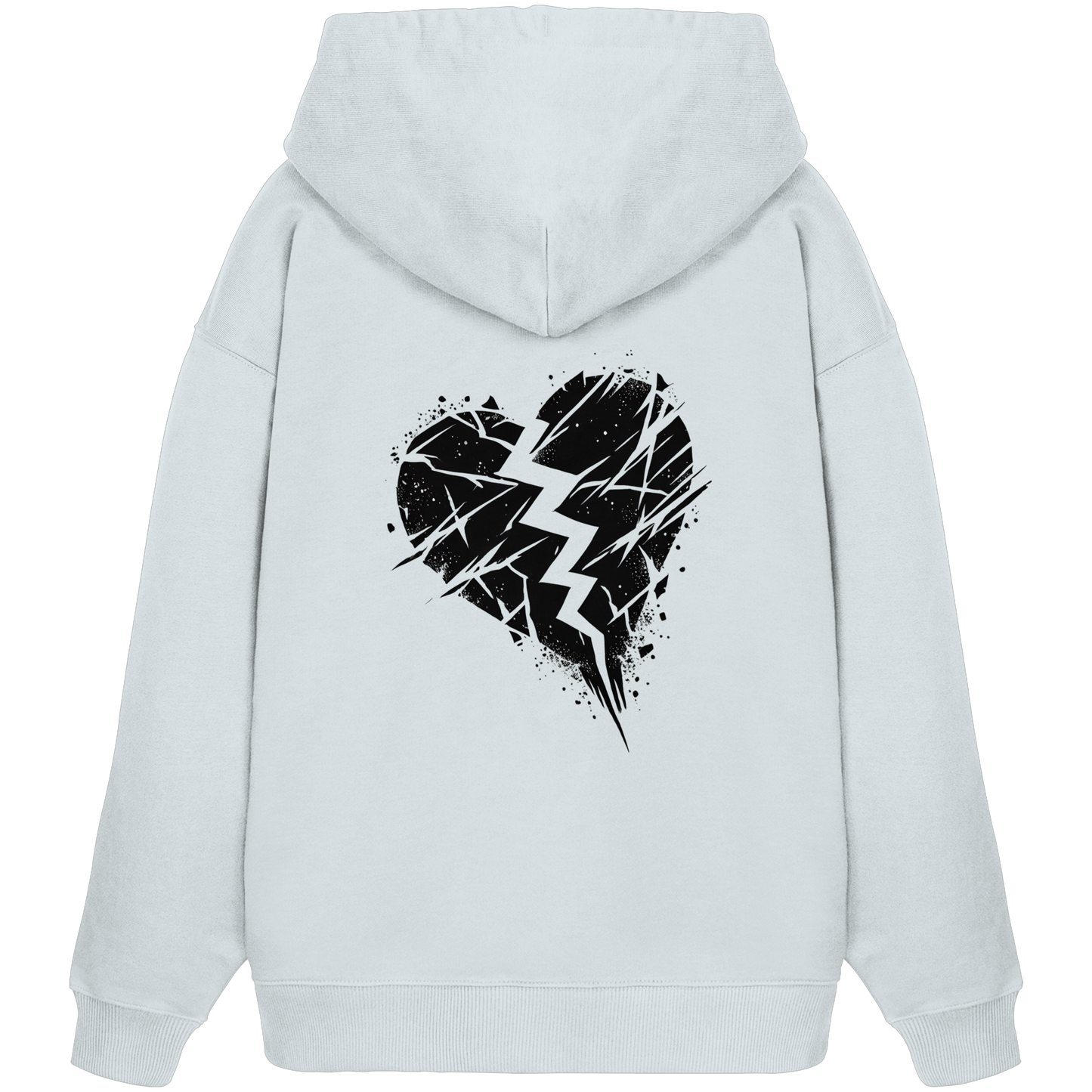 Broken heart 2 - Organic Oversize Hoodie