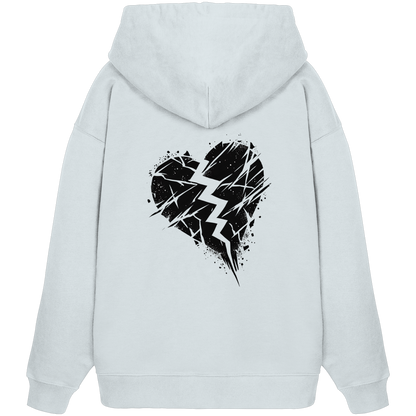 Broken heart 2 - Organic Oversize Hoodie