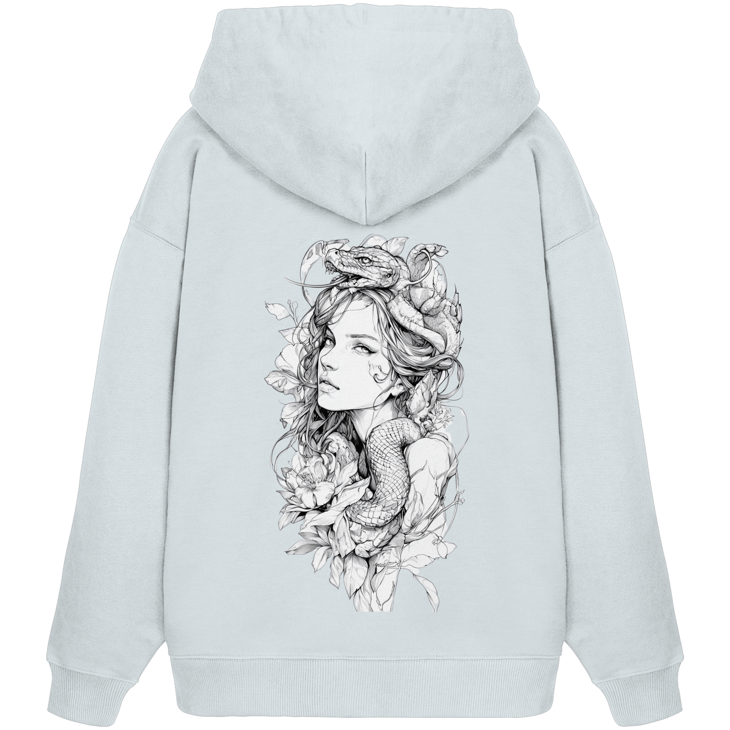 Schlangenkönigin  - Organic Oversize Hoodie
