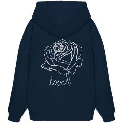 Rosen look Dunkel - Organic Oversize Hoodie