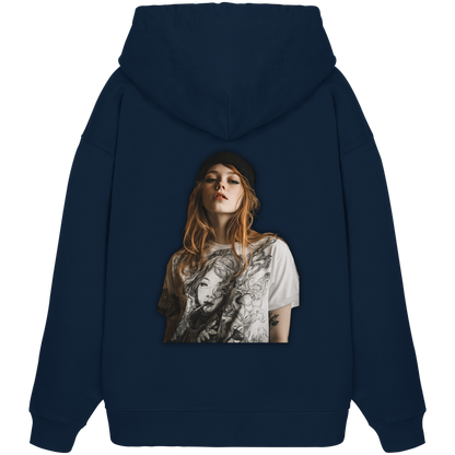 I only smoke the good Stuff (Schwarz) - Organic Oversize Hoodie