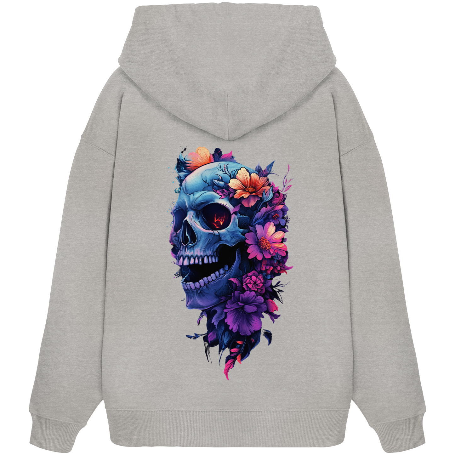 Totenkopfs Blüte  - Organic Oversize Hoodie