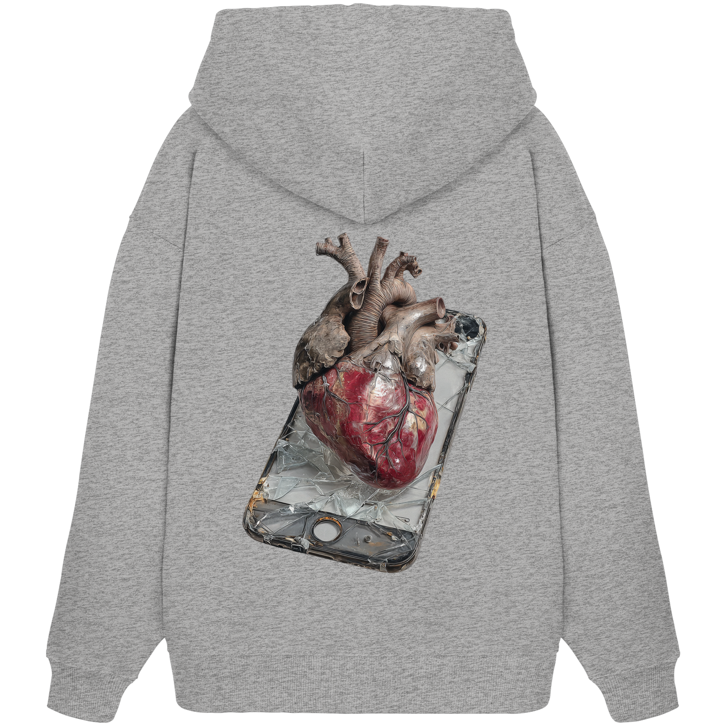 Social Media killed my Love - Organic Oversize Hoodie