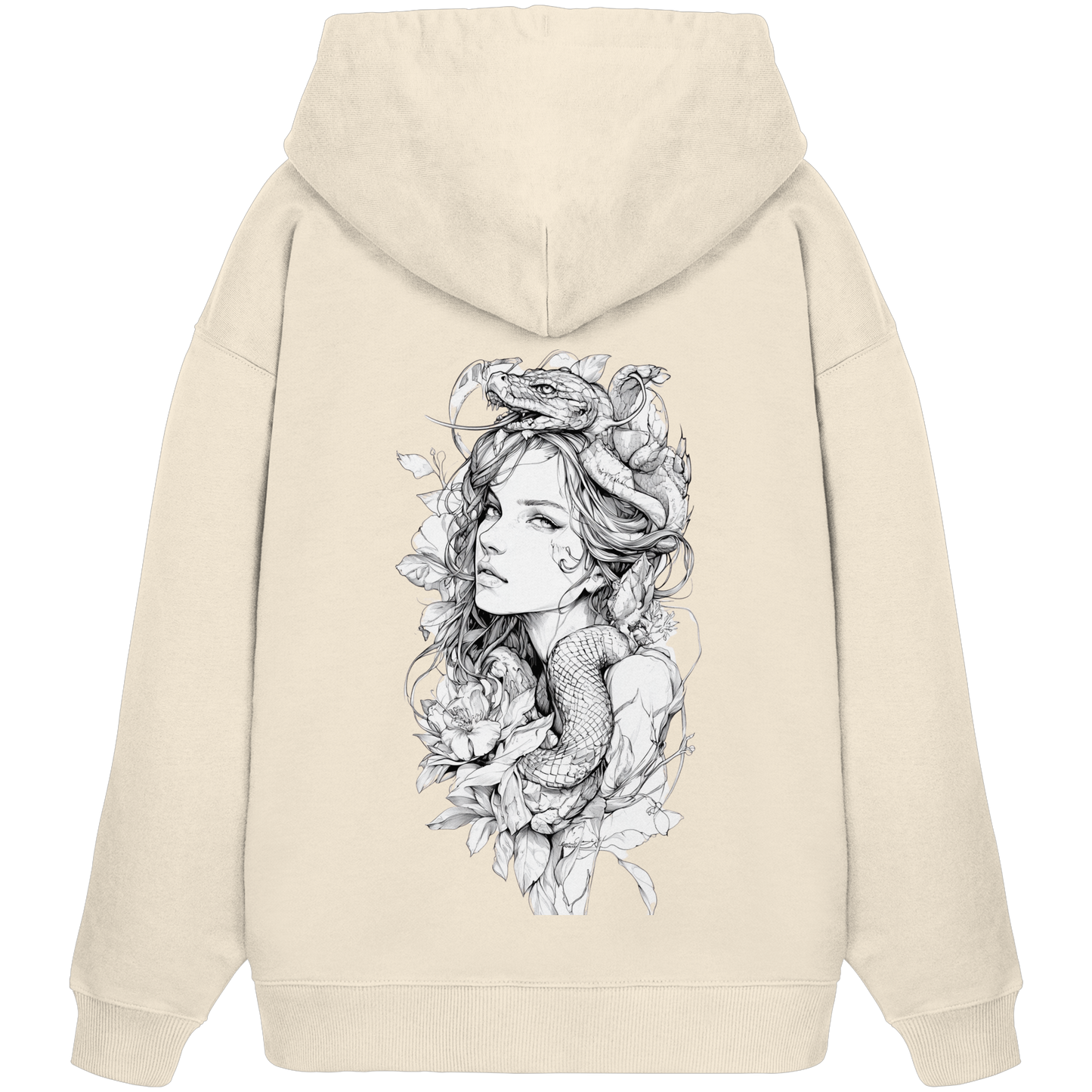 Schlangenkönigin  - Organic Oversize Hoodie