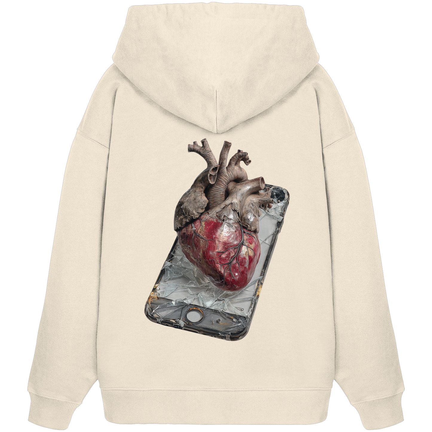 Social Media killed my Love - Organic Oversize Hoodie