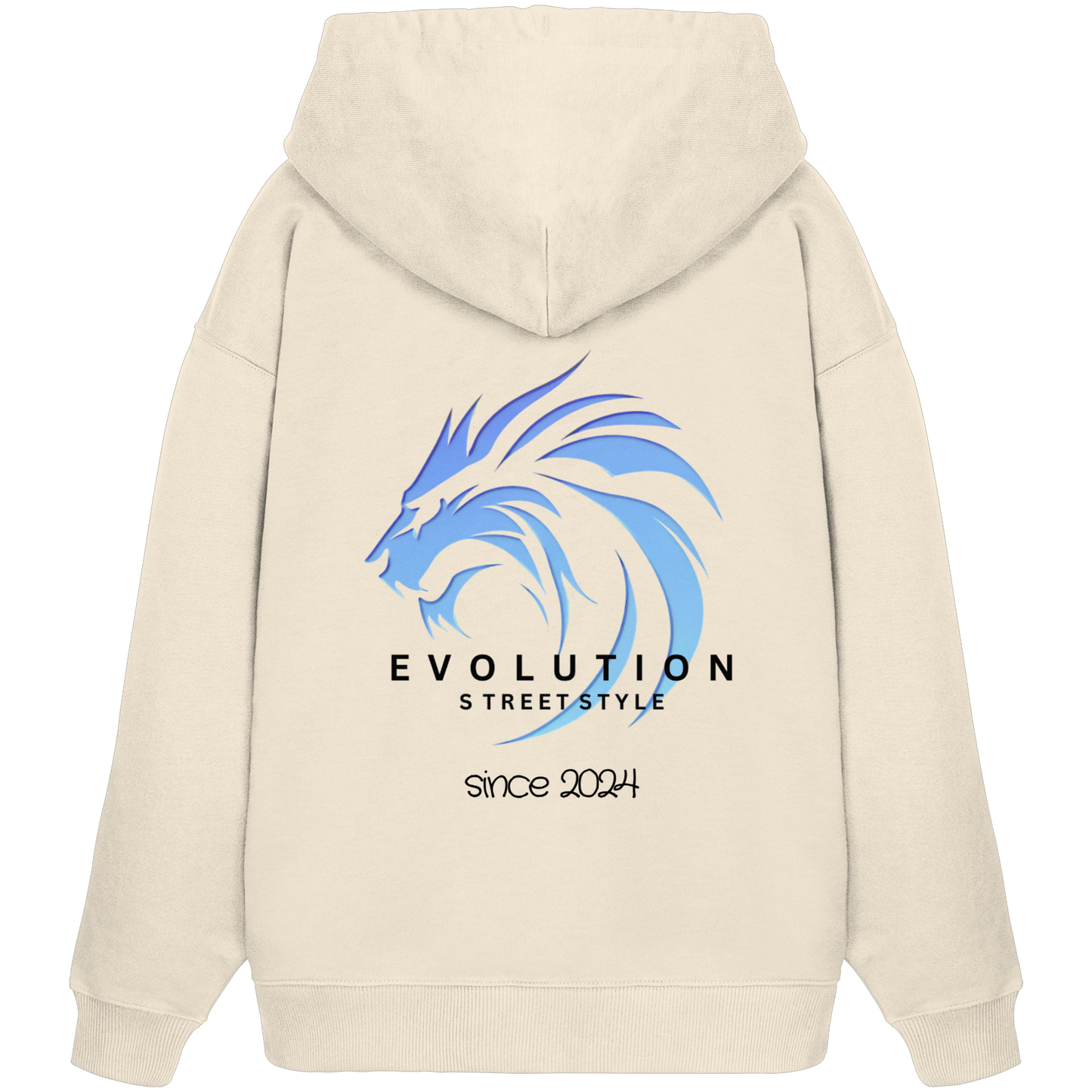 Limited Edition Evolution Street Style - Organic Oversize Hoodie