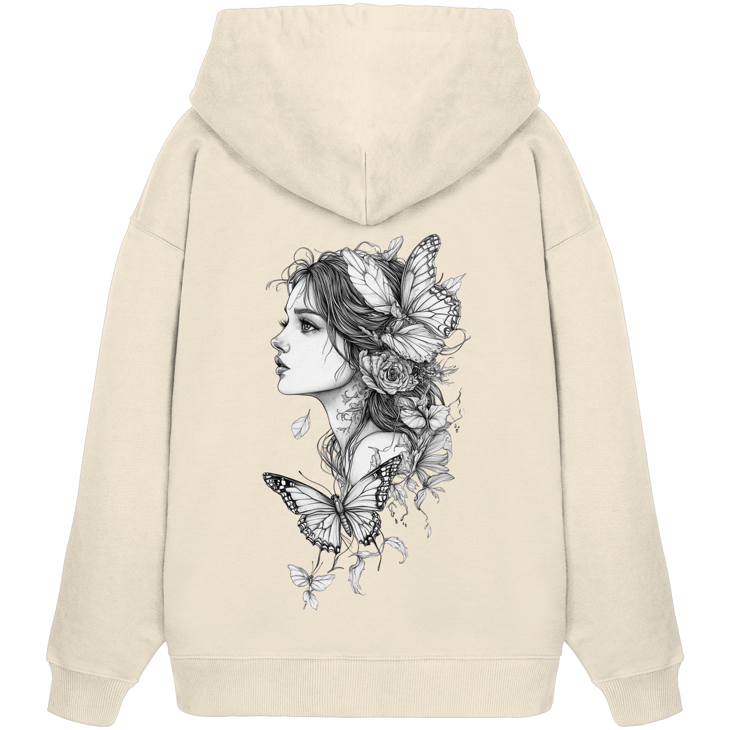 Schmetterlings träume  - Organic Oversize Hoodie