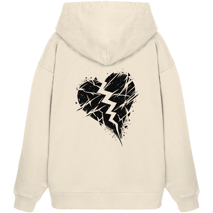 Broken heart 2 - Organic Oversize Hoodie