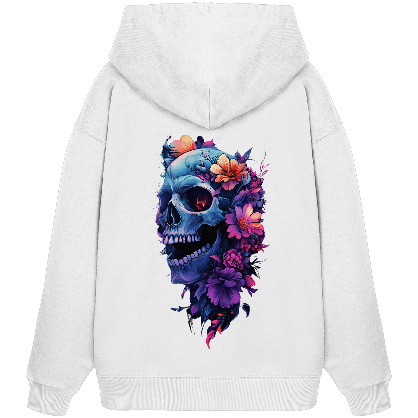 Totenkopfs Blüte  - Organic Oversize Hoodie