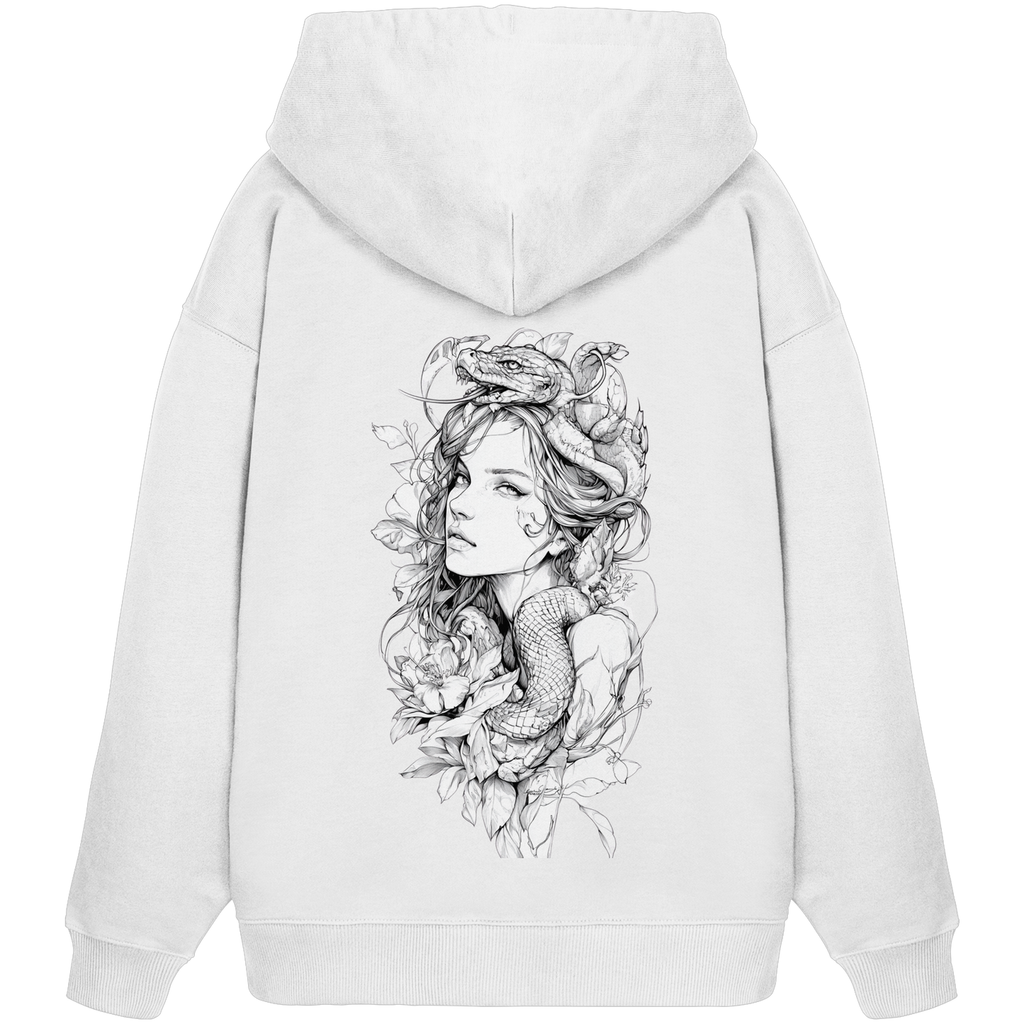 Schlangenkönigin  - Organic Oversize Hoodie