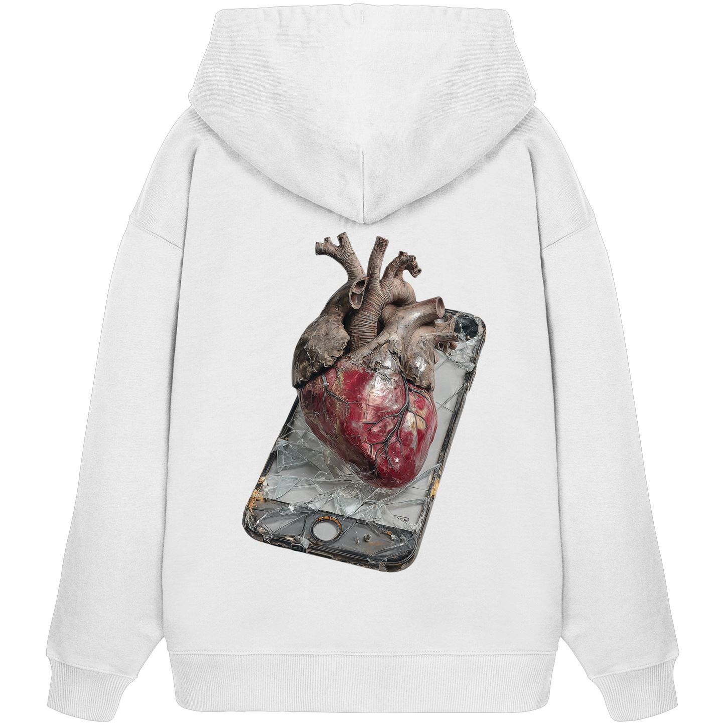 Social Media killed my Love - Organic Oversize Hoodie