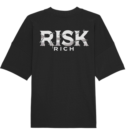 risk rich - Organic Oversize Shirt