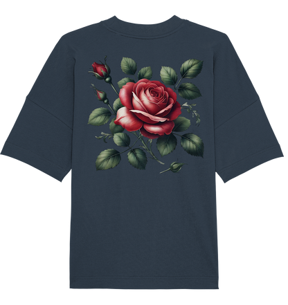 Broken Heart Black - Organic Oversize Shirt