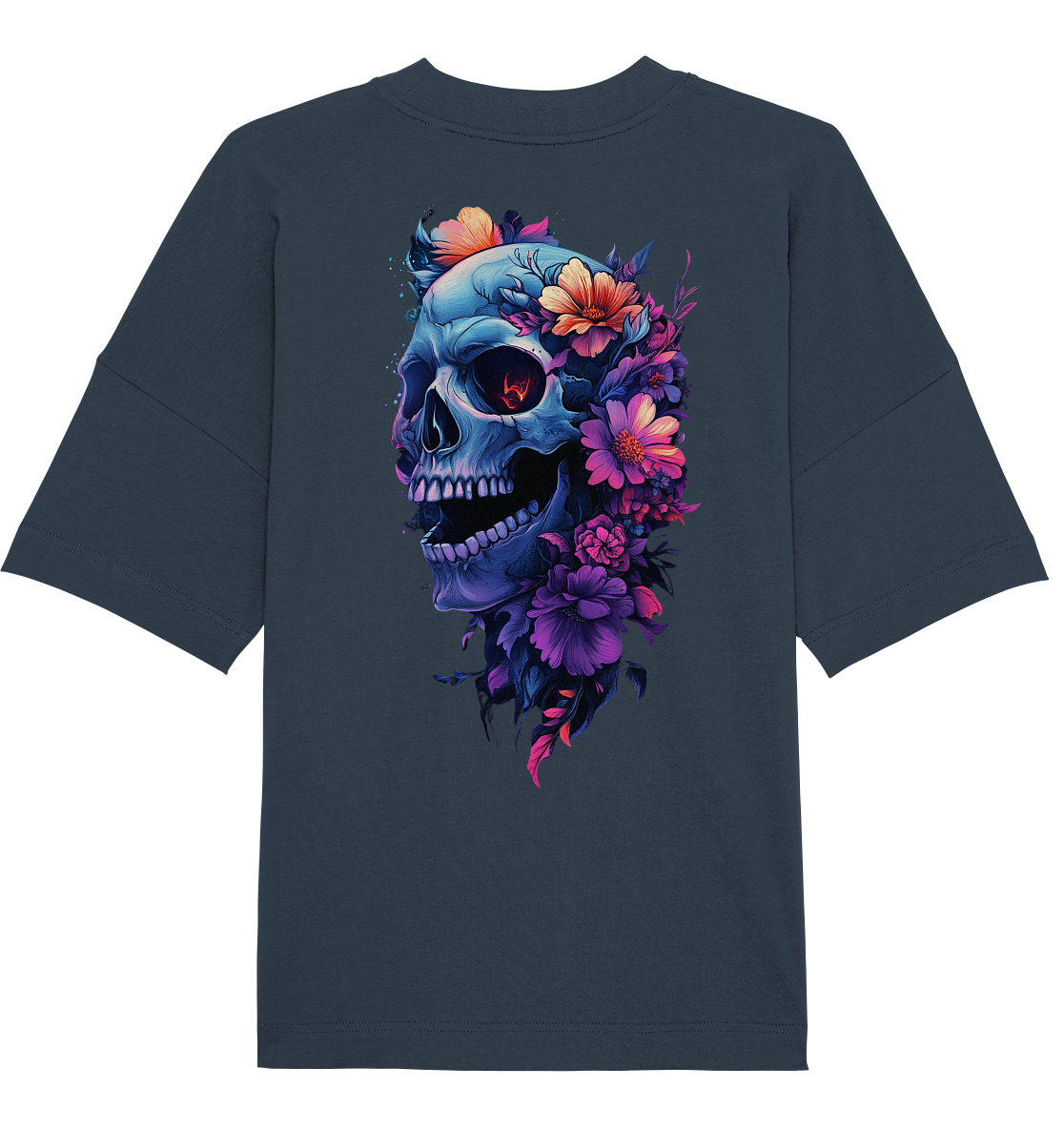 Totenkopfs Blüte  - Organic Oversize Shirt