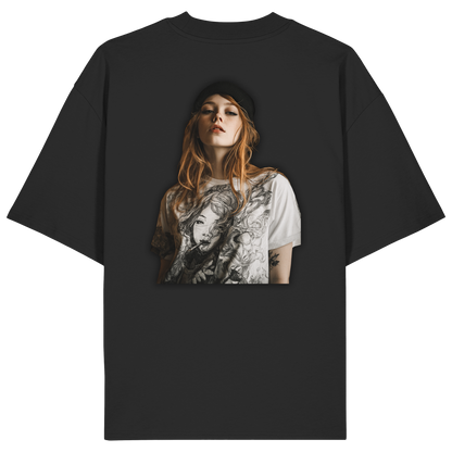 I only smoke the good Stuff (Schwarz) - Organic Oversize Shirt